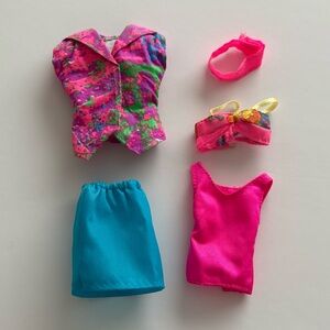 Vintage Mixed Fashion Doll Clothes Lot